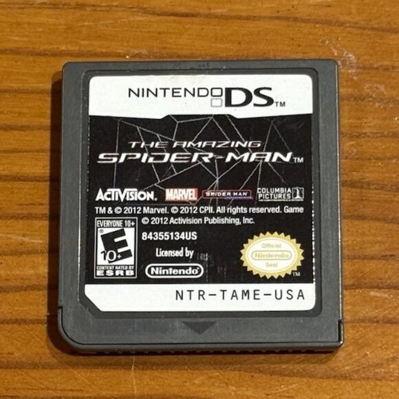 The Amazing Spider-Man (Nintendo DS, 2012) Cart Only Working Tested - Picture 1 of 6